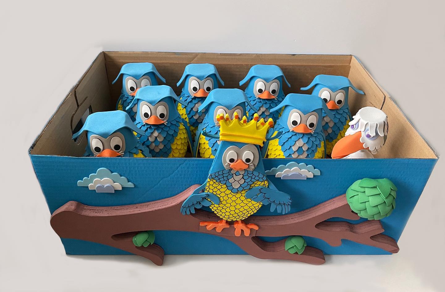 Meneer de Uil — making of 12